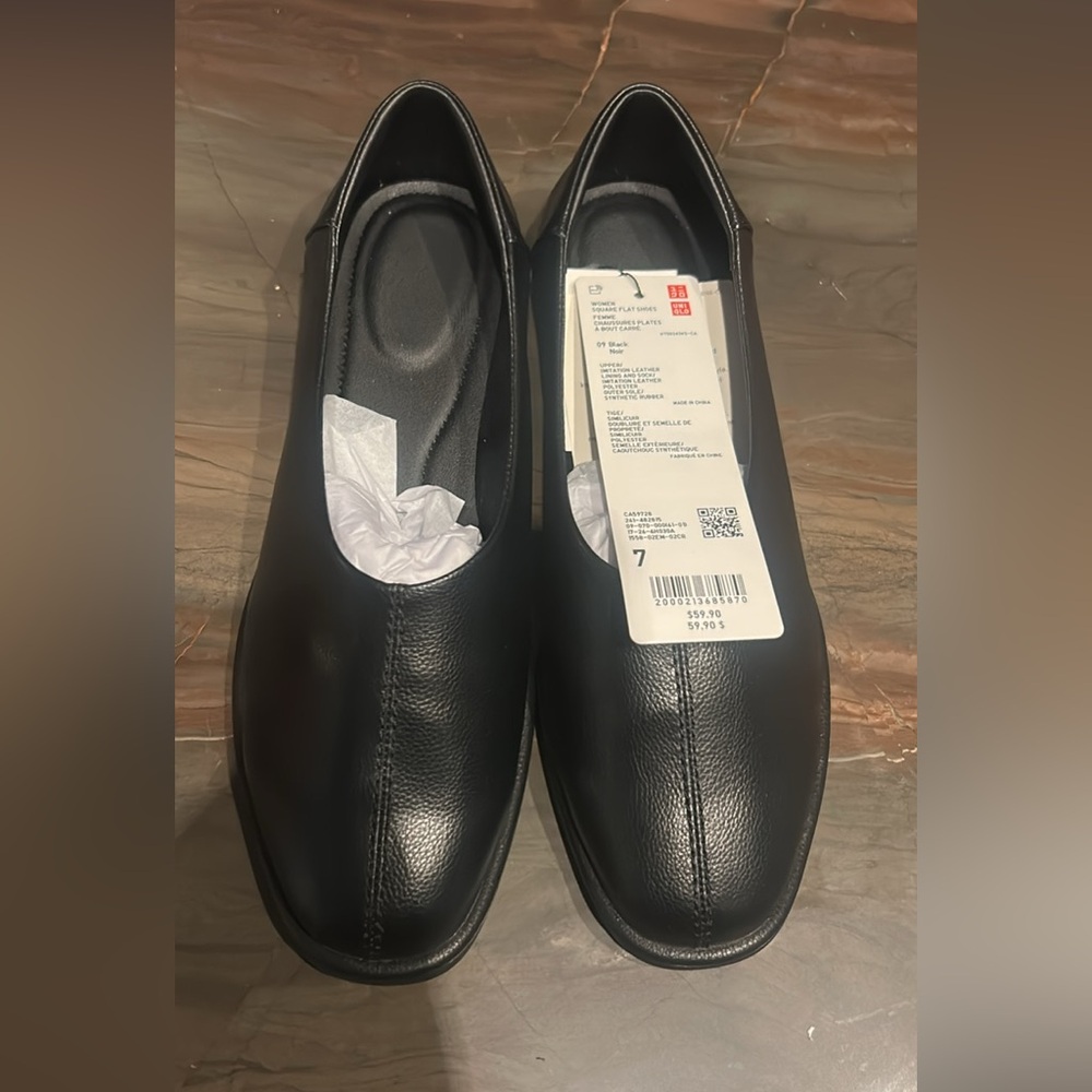 New with Tags - Black Uniqlo Flats